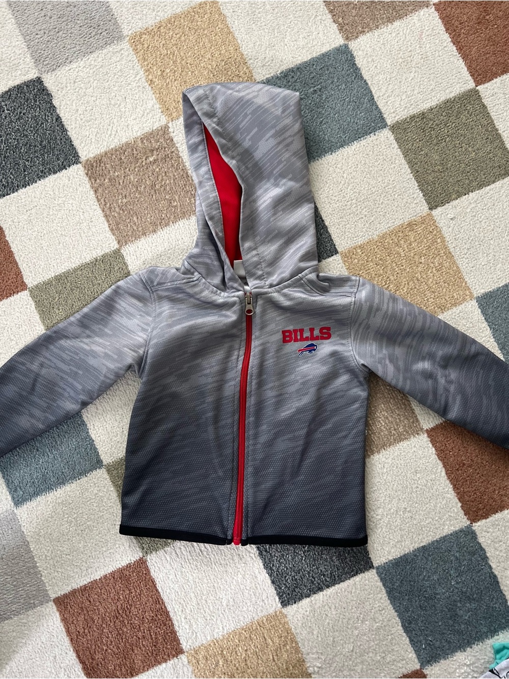 Buffalo Bills Toddler Zip Up Hoodie 2T